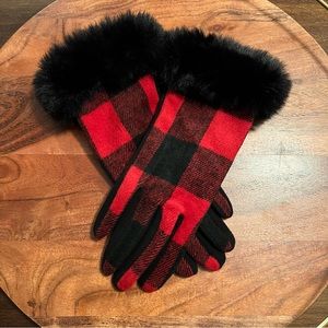 Red Buffalo Plaid Gloves